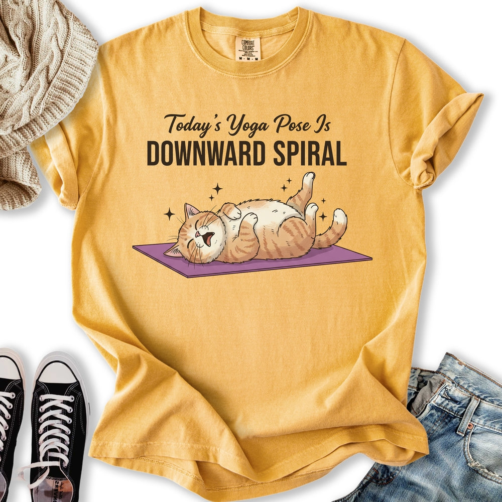 Downward Spiral Cat T-Shirt