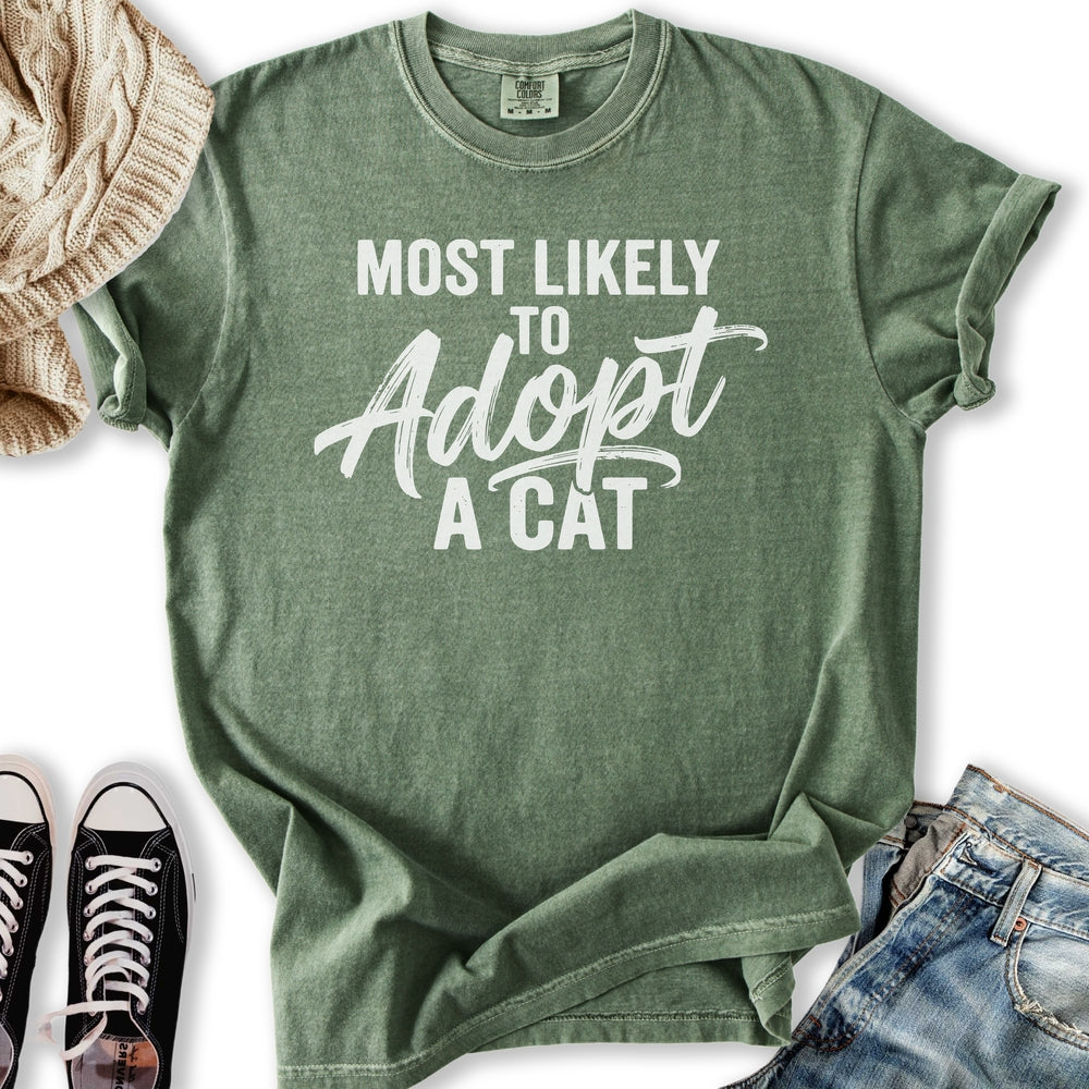 Likely To Adopt Cats T-Shirt