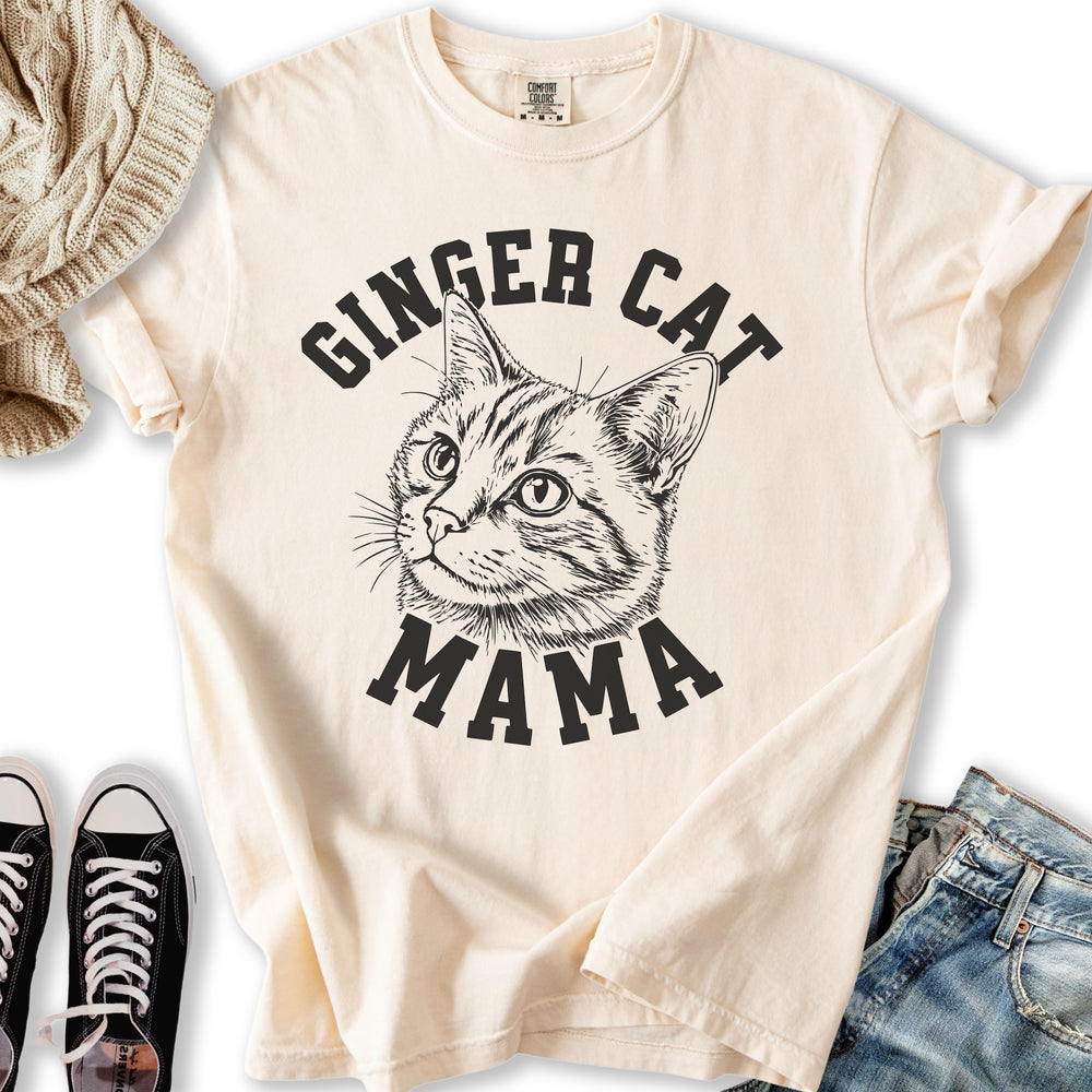 Ginger Cat Mama T-Shirt