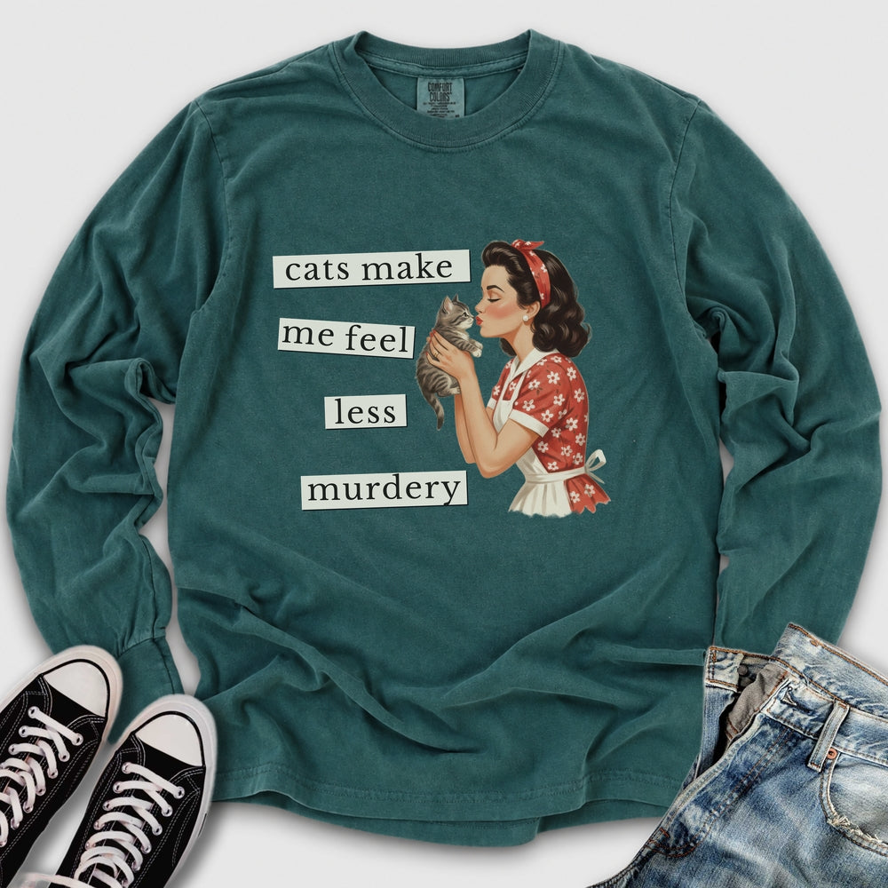 Less Murdery Long Sleeve Tee