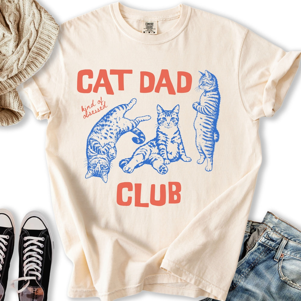 Cat Dad Club Relaxed Tee