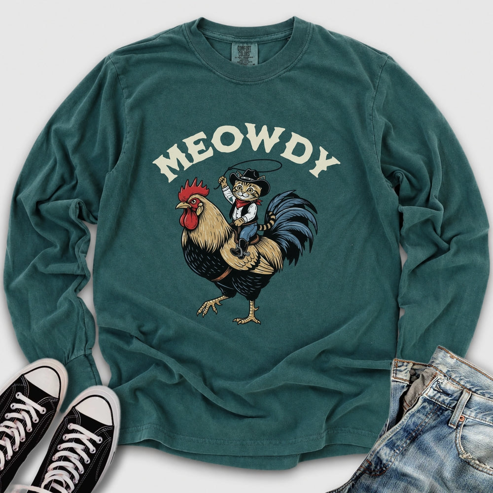 Meowdy Long Sleeve Tee