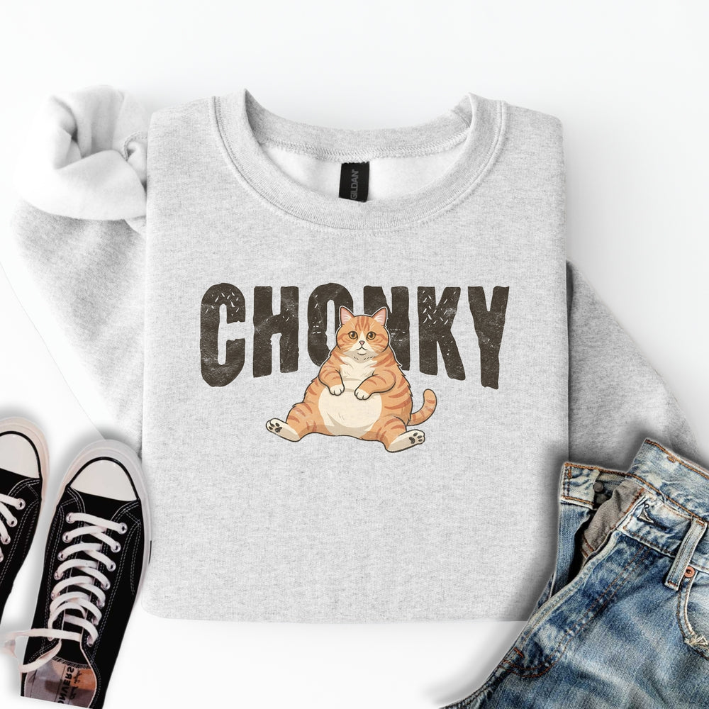 Chonky Orange Cat Sweatshirt