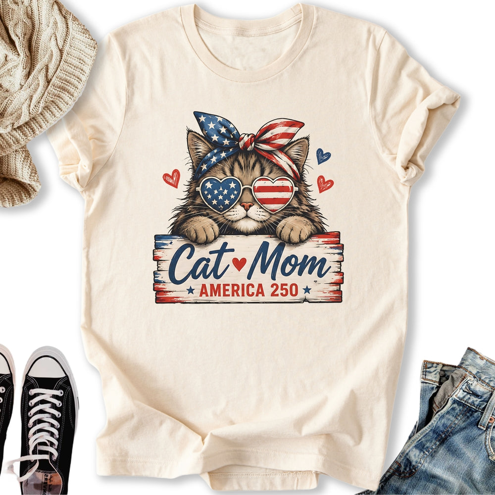 Cat Mom America Classic Tee