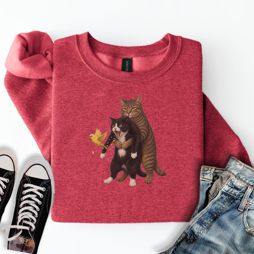 Cat Heimlich Maneuver Sweatshirt