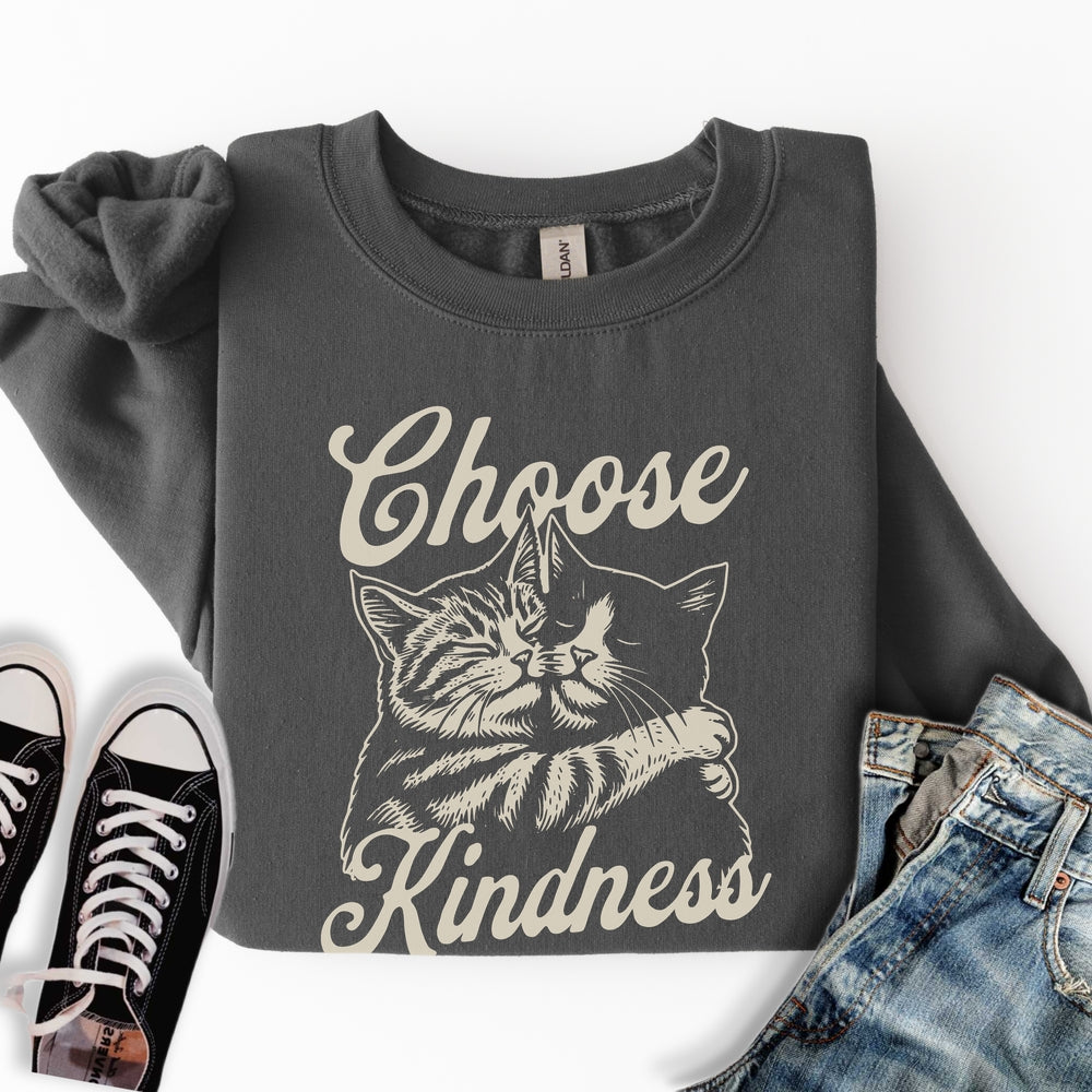 Choose Kindness Cats Sweatshirt