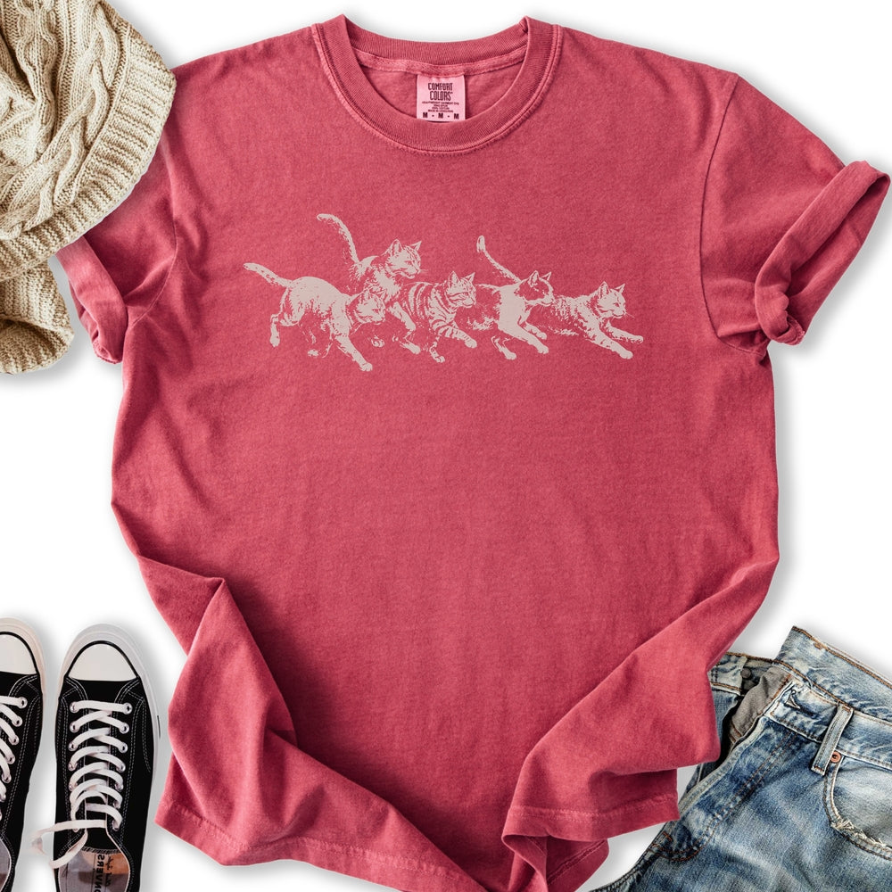 Running Cats Relaxed Tee