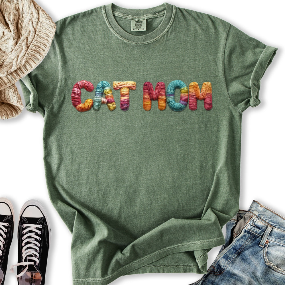 Yarn Cat Mom T-Shirt