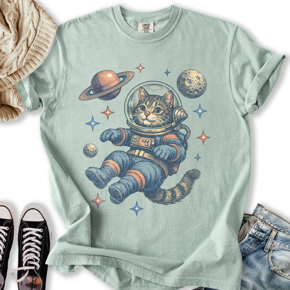 Retro Space Cat T-Shirt