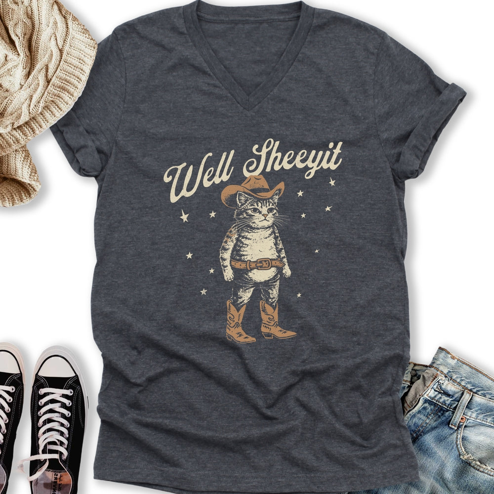 Well Sheeyit V-Neck Tee