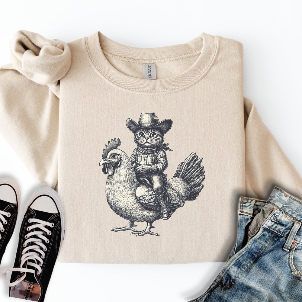 Cat Chicken Sweatshirt
