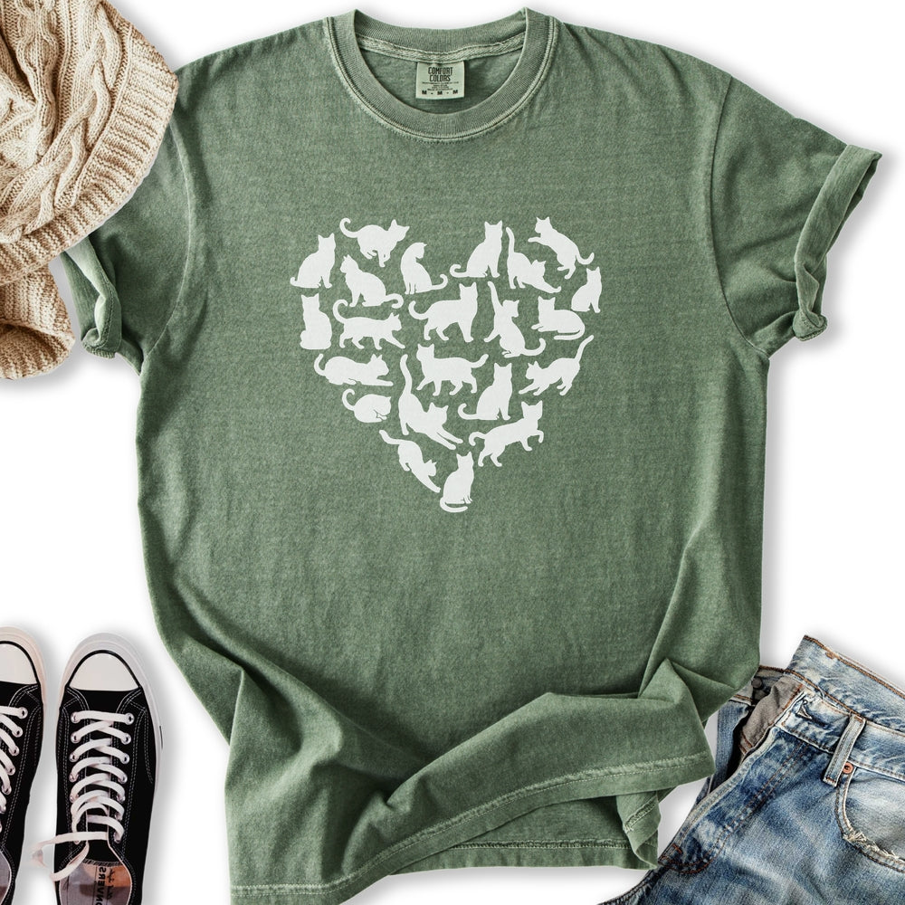 Cats Heart T-Shirt