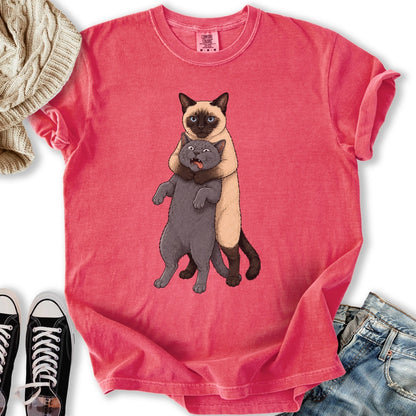 Siamese Cat Headlock T-Shirt