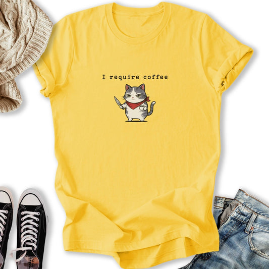 I Require Coffee Classic Tee