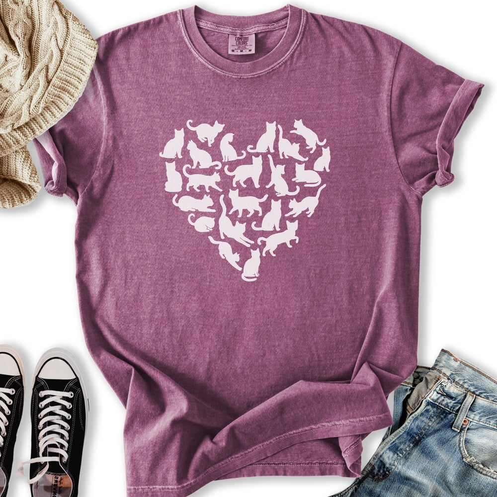 Cats Heart T-Shirt