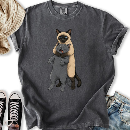 Siamese Cat Headlock T-Shirt