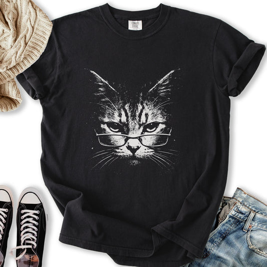 Cat Reader T-Shirt
