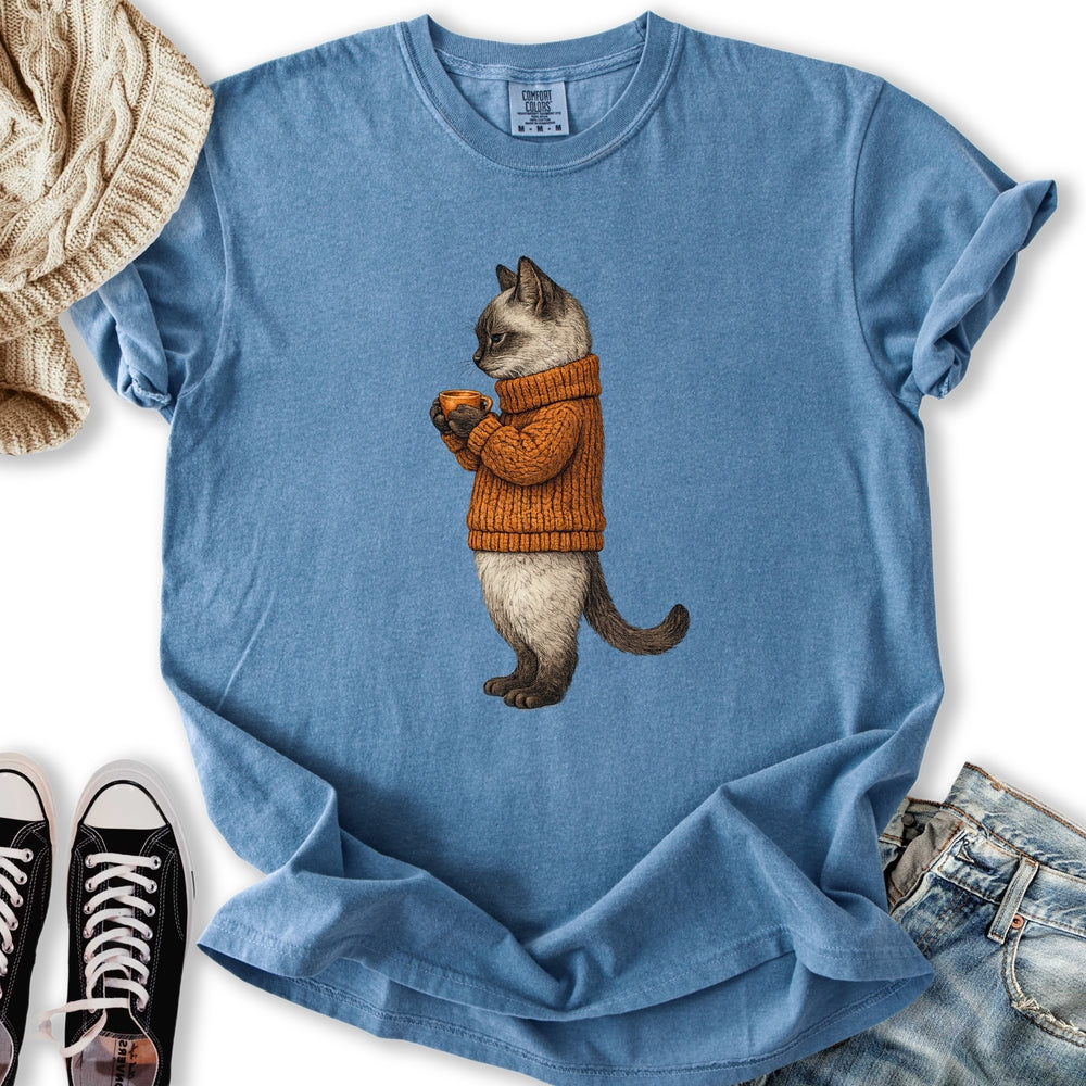 Cozy Siamese CatT-Shirt
