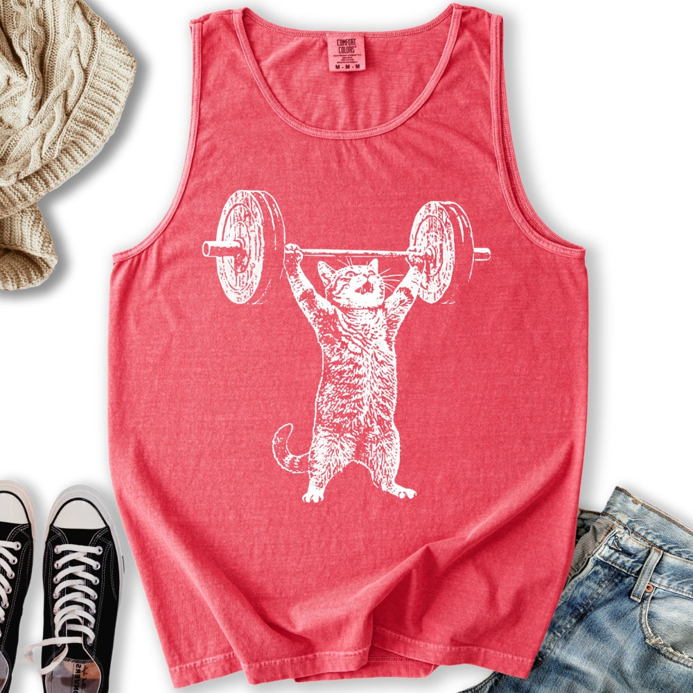 Weight Lifter Cat Tank