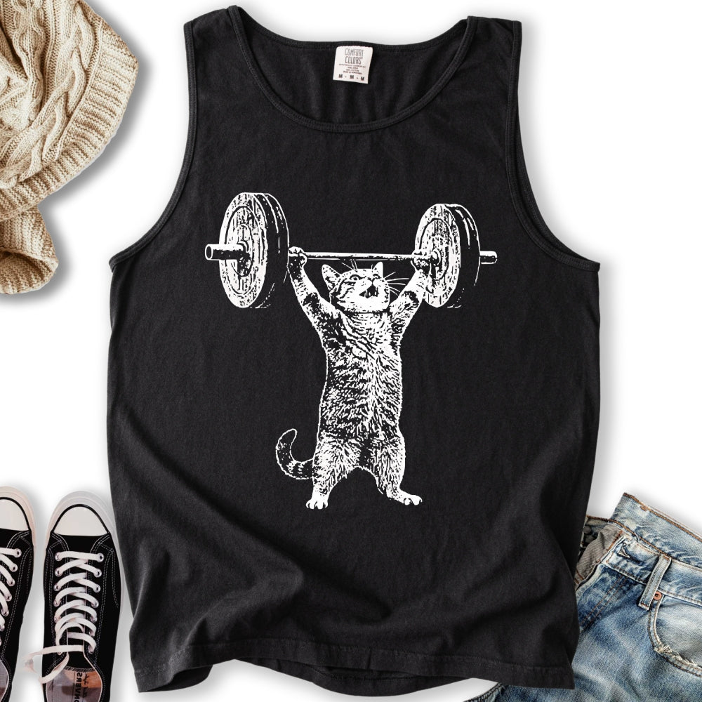 Weight Lifter Cat Tank