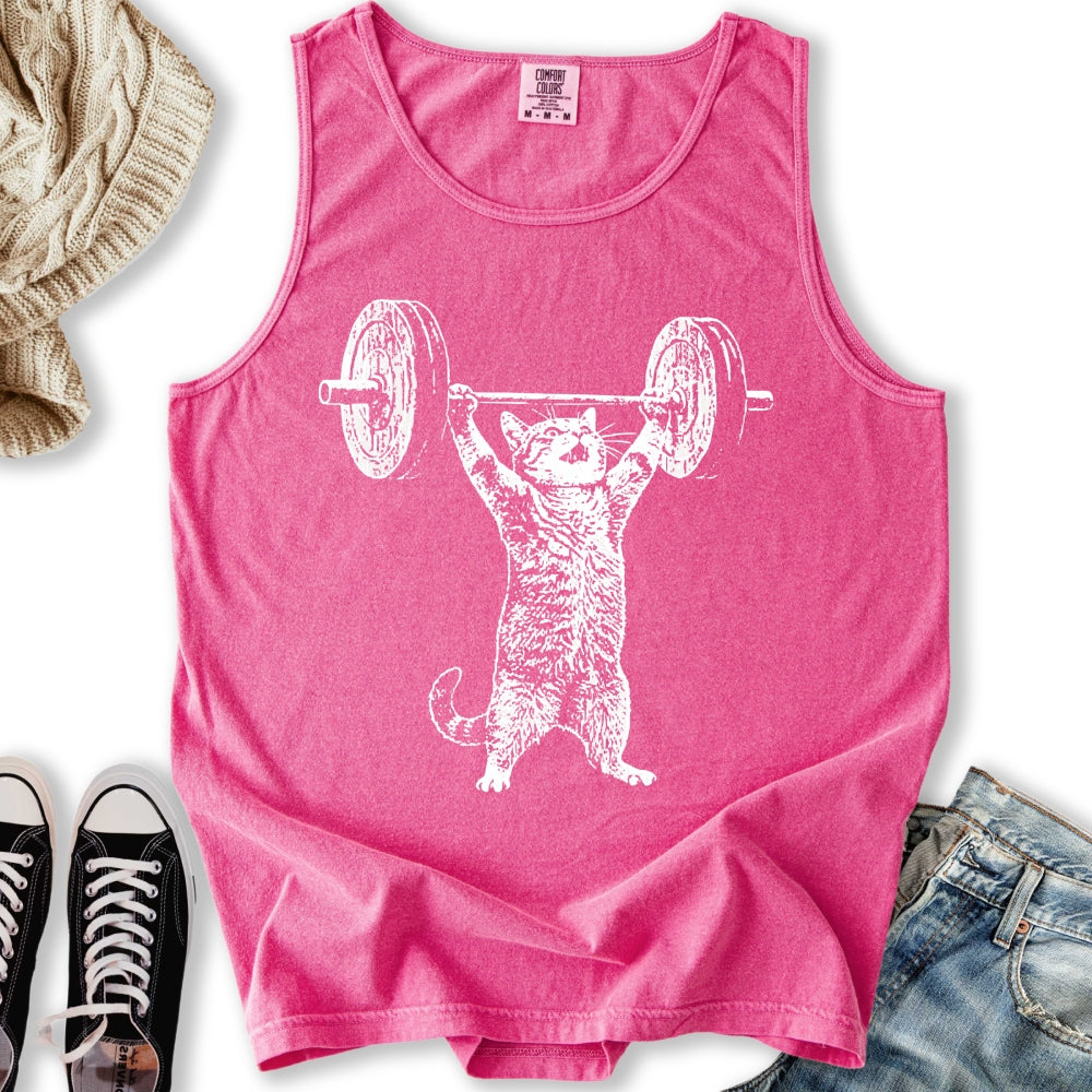 Weight Lifter Cat Tank