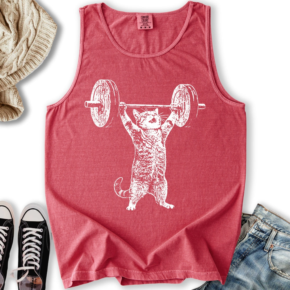 Weight Lifter Cat Tank