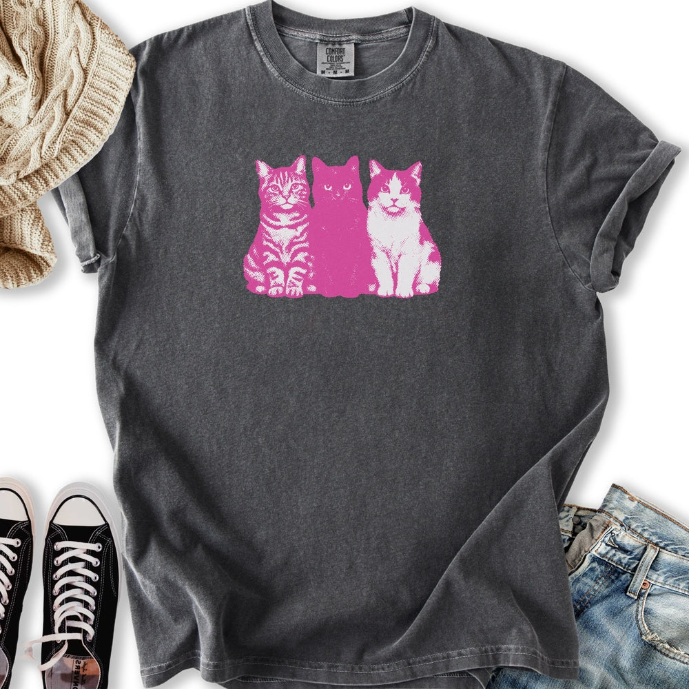 Trio of Cats Relaxed Tee