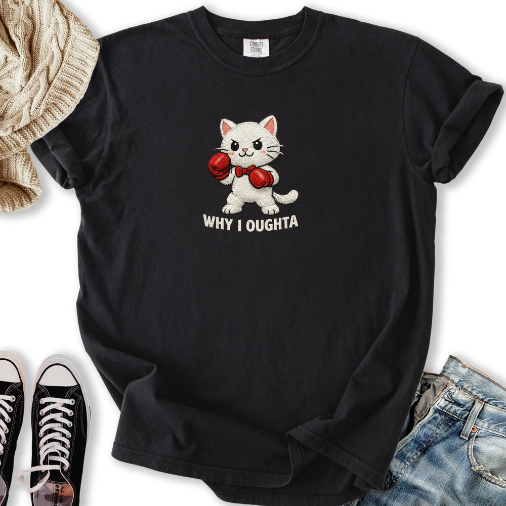 Faux Embroidery Boxer T-Shirt