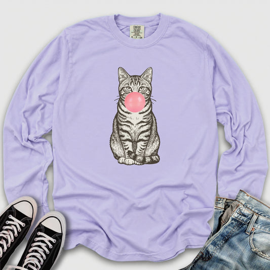 Tabby Bubblegum Long Sleeve Tee
