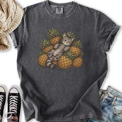 Pineapple Cat Relaxed Tee
