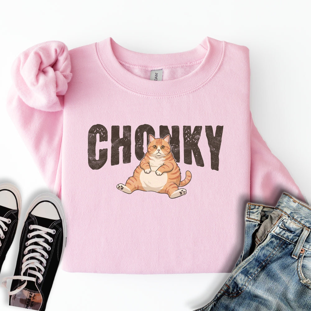Chonky Orange Cat Sweatshirt