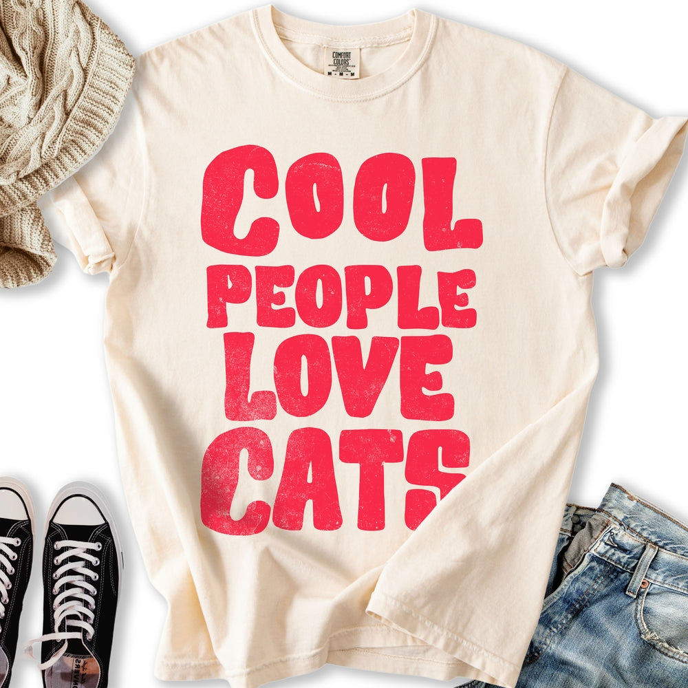 Cool People Love Cats T-Shirt