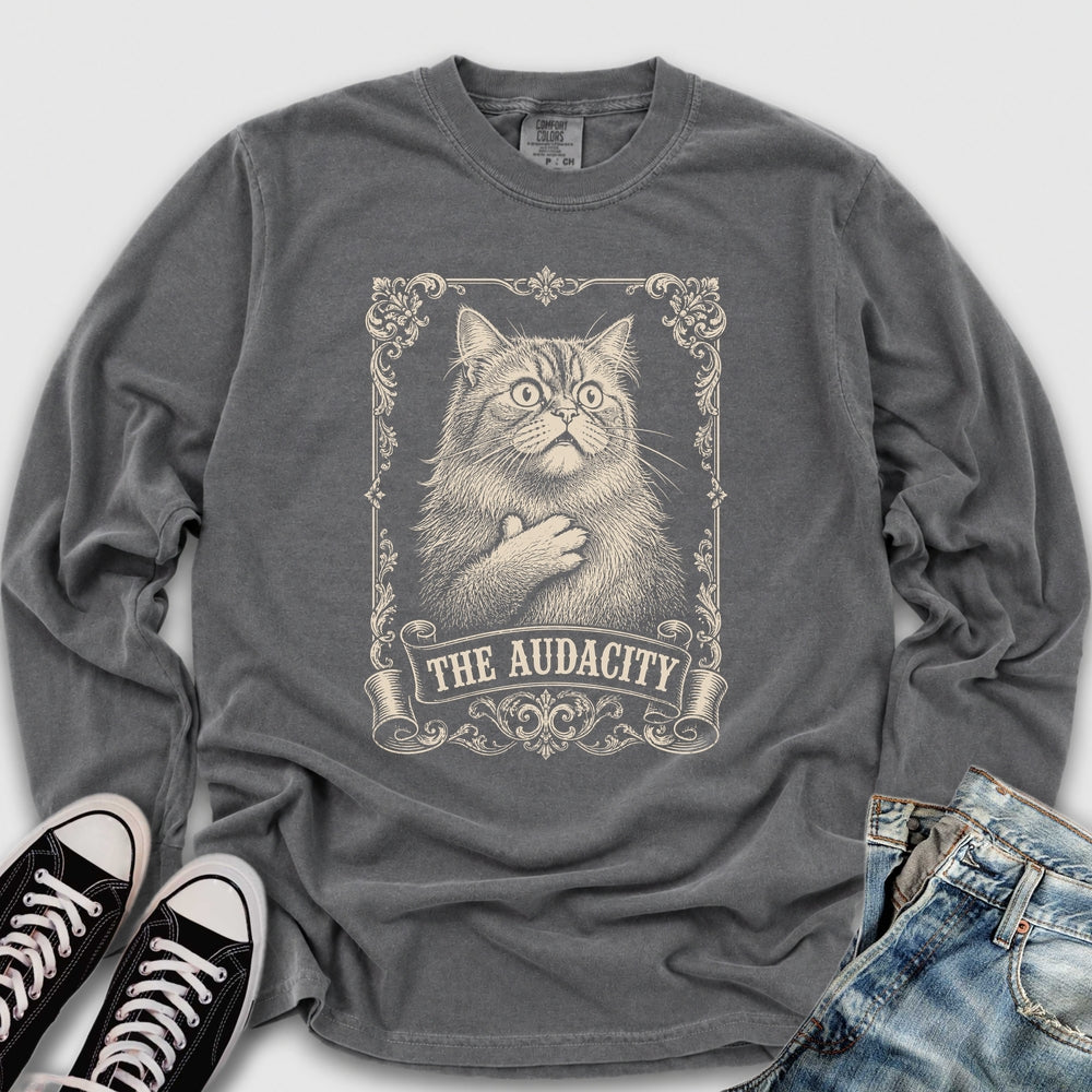 The Audacity Cat Long Sleeve Tee