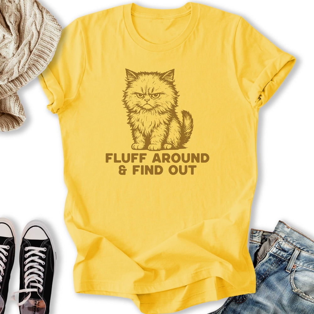 Fluff Around Cat Classic Tee