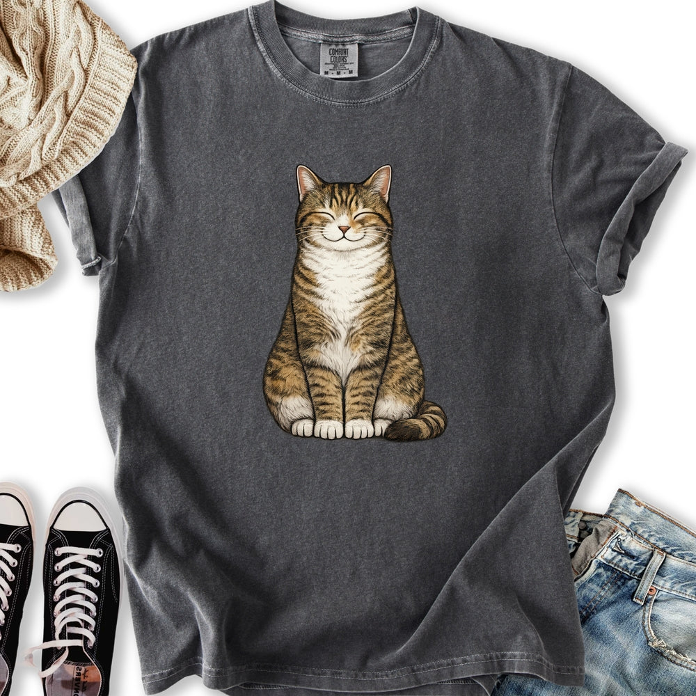 Smiling Brown Mackerel Tabby T-Shirt