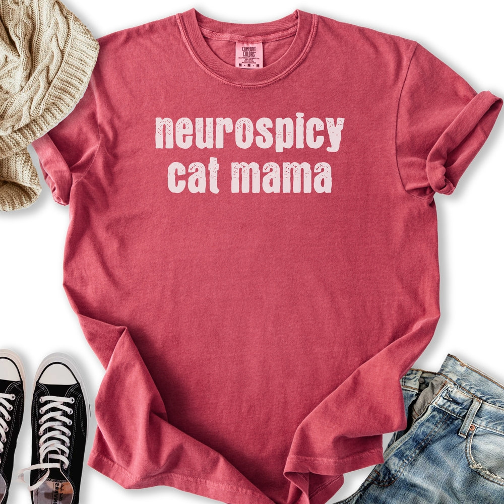 Neurospicy Cat Mama Relaxed Tee