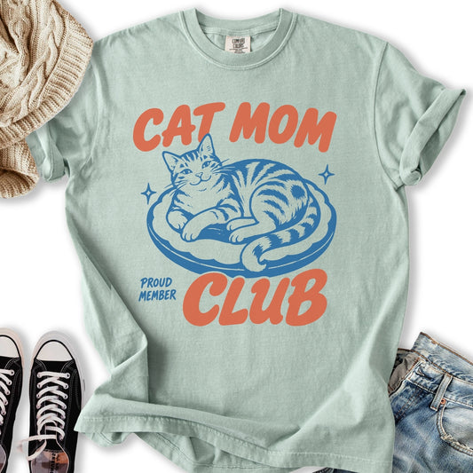 Cat Mom Club Member T-Shirt