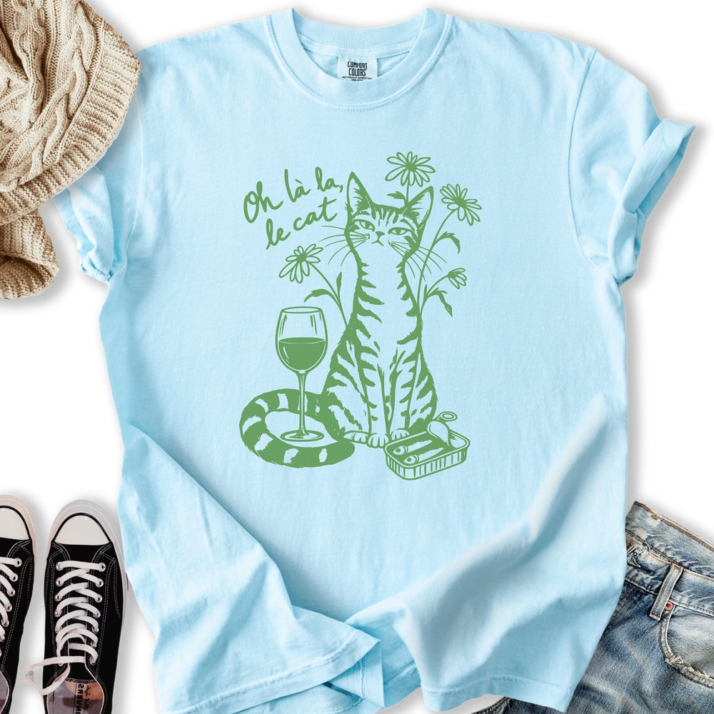 Parisian Cat Relaxed Tee