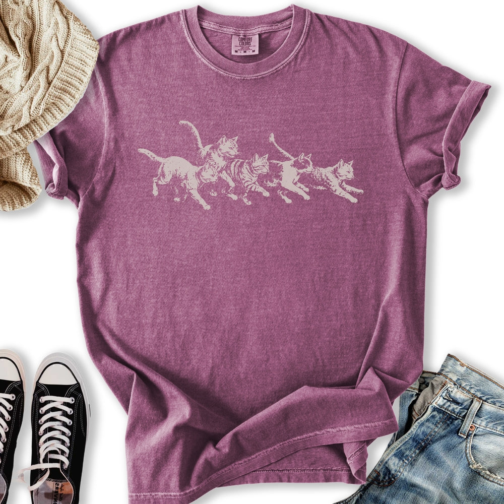 Running Cats Relaxed Tee