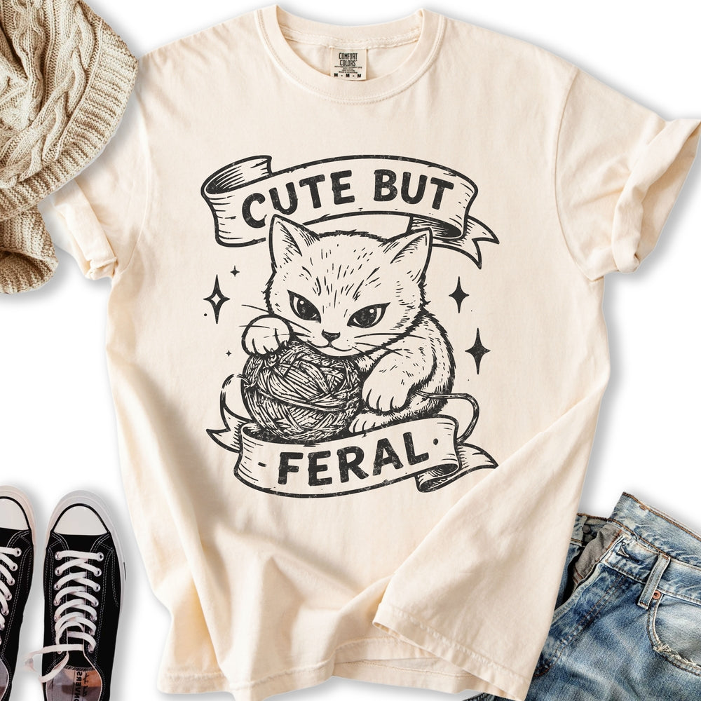 Cute But Feral Cat T-Shirt