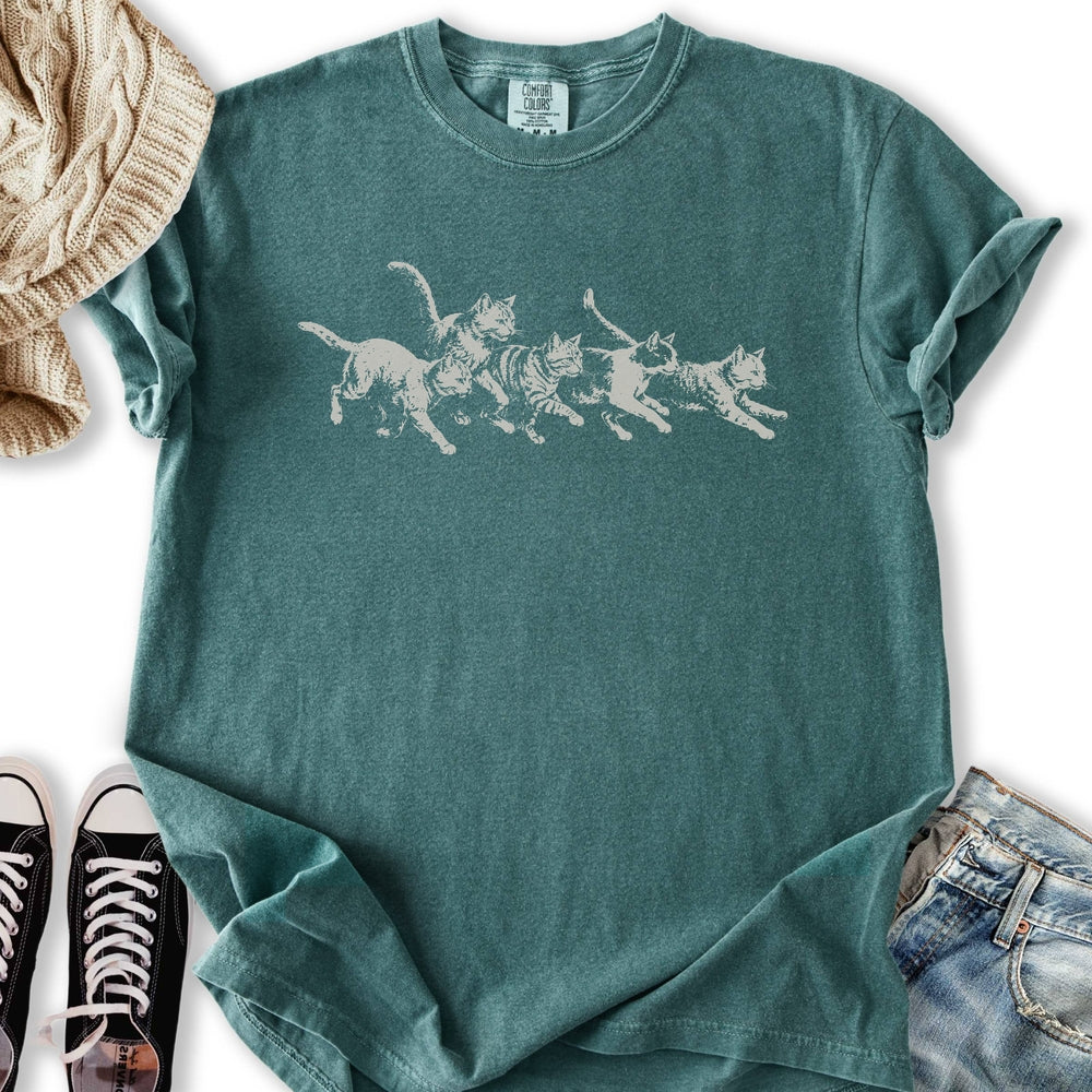 Running Cats Relaxed Tee