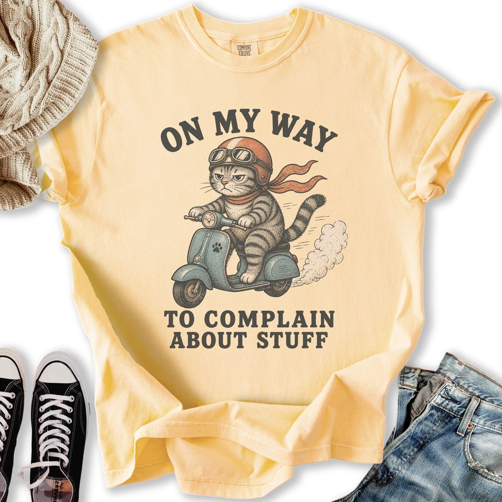 Complain About Stuff Cat T-Shirt