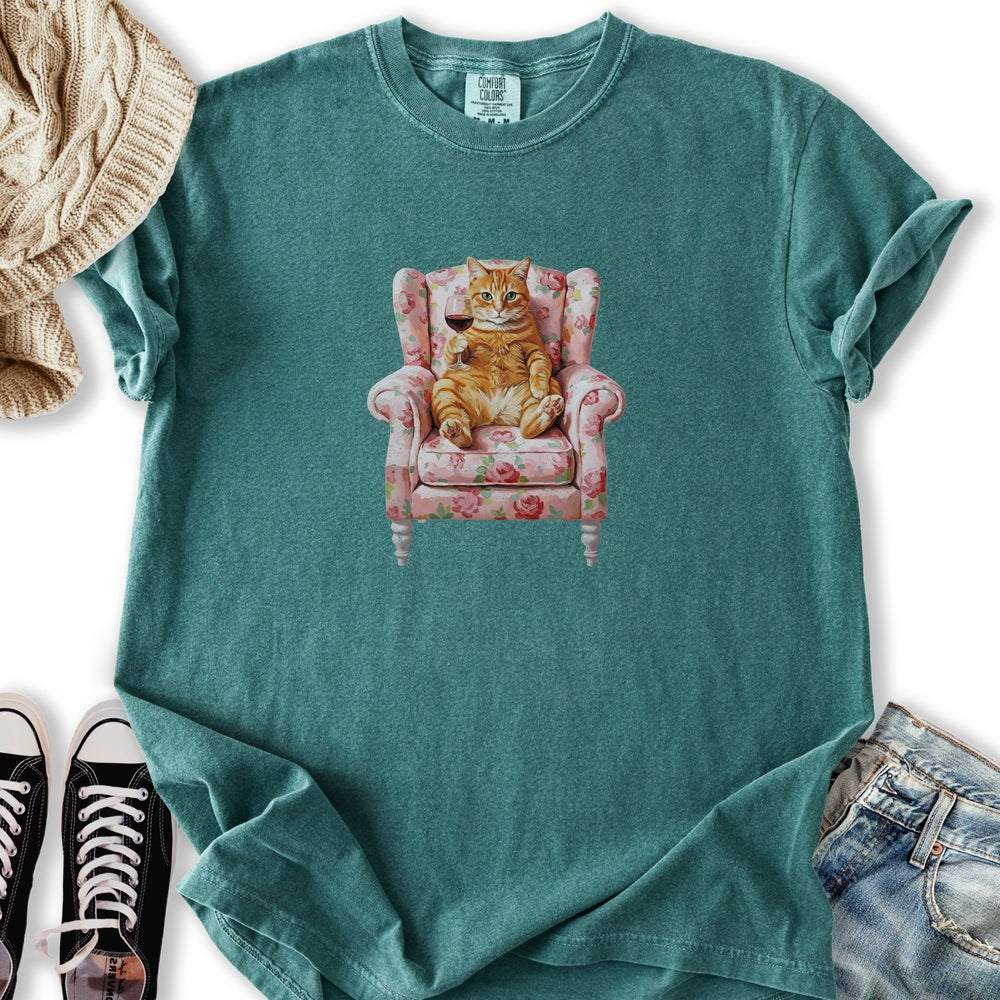 Orange Tabby Chair T-Shirt