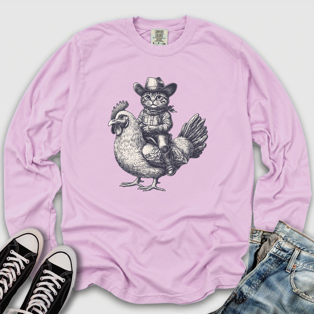 Cat Chicken Long Sleeve Tee