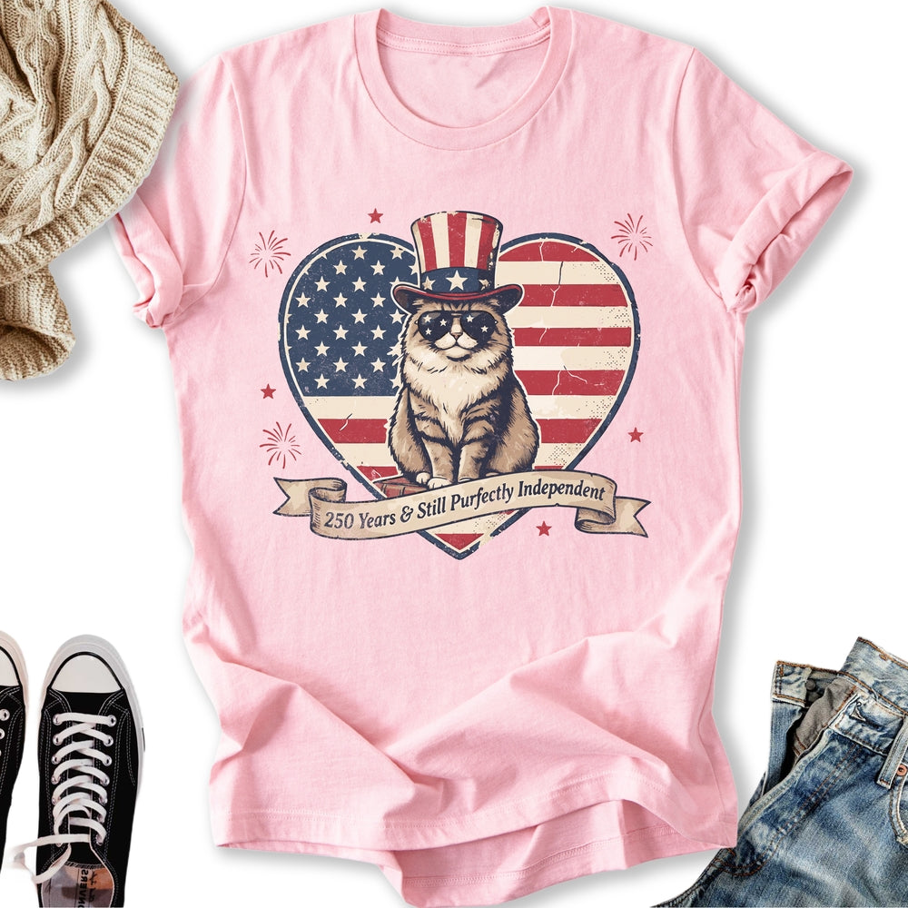 Purfectly Independent Cat T-Shirt