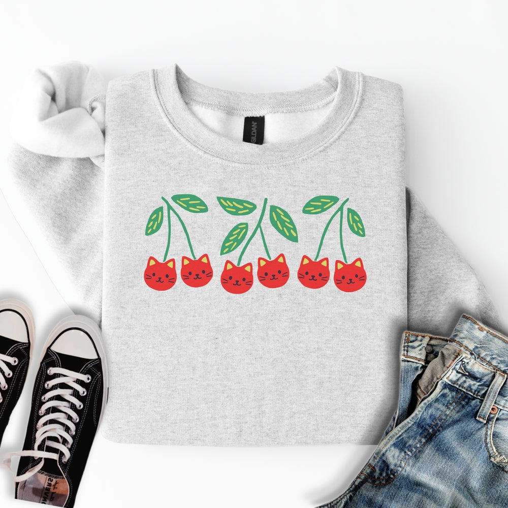 Cherry Kittens Sweatshirt