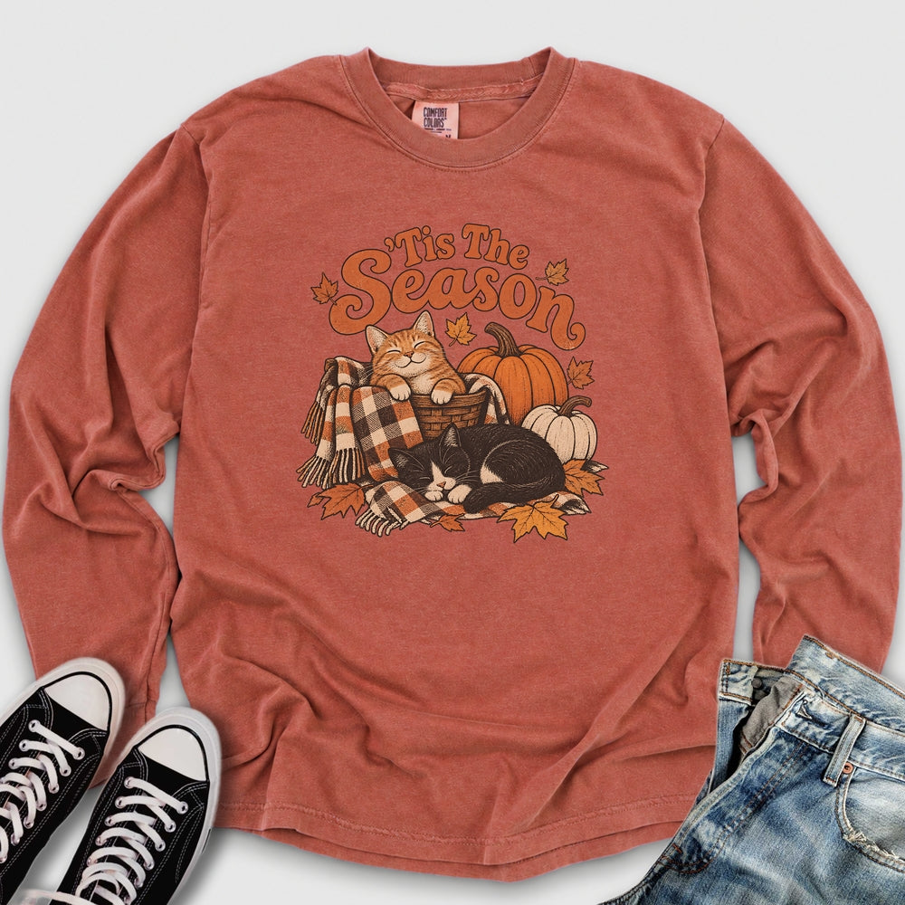 Tis The Season Cats Long Sleeve Tee