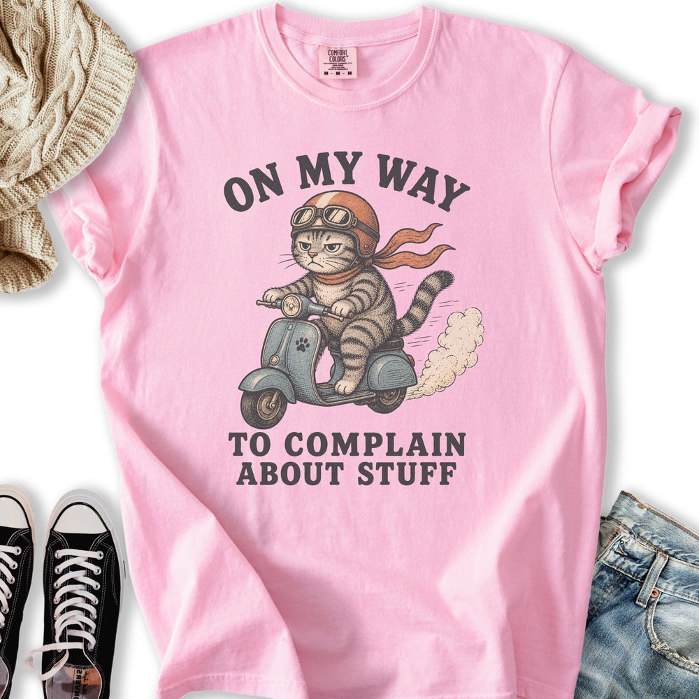 Complain About Stuff Cat T-Shirt