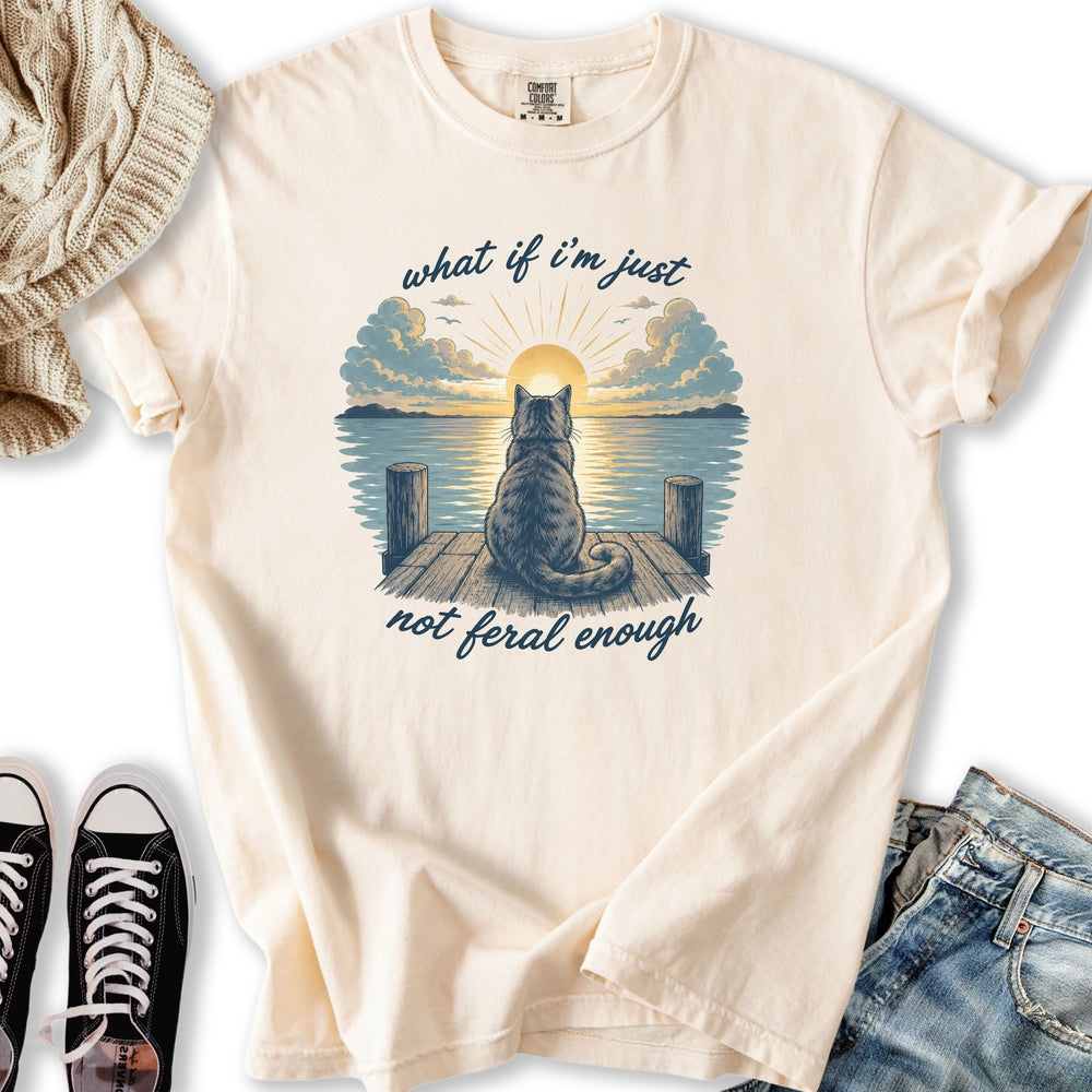 Not Feral Enough Cat T-Shirt