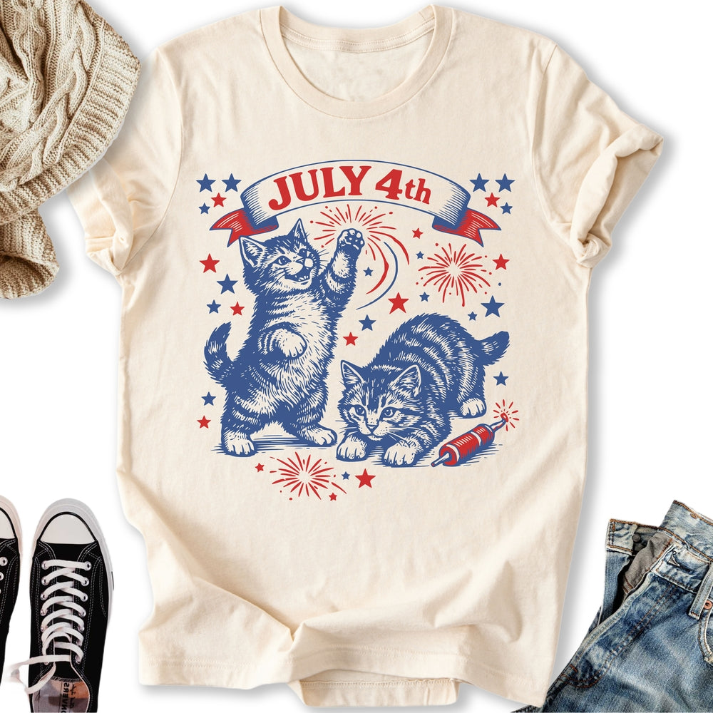 July 4th Kittens T-Shirt